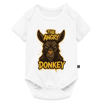 The angry donkey - Baby Premium short-sleeve bodysuit - white - Front