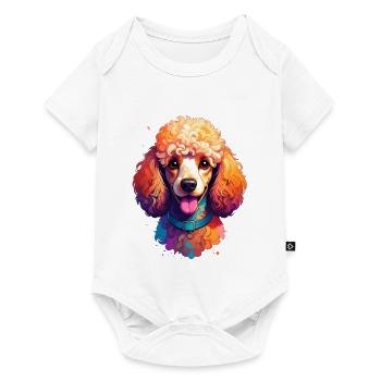 Poodle - Baby Premium short-sleeve bodysuit - white - Front