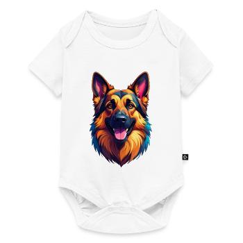 Berger allemand - Body à manches courtes Premium Bébé - blanc - Devant