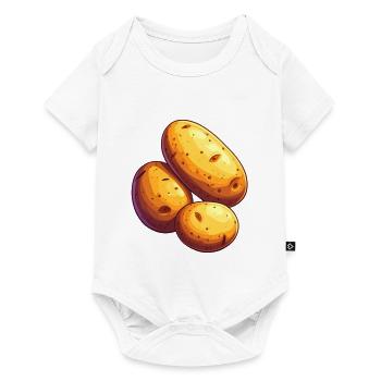 Potatoes - Baby Premium short-sleeve bodysuit - white - Front