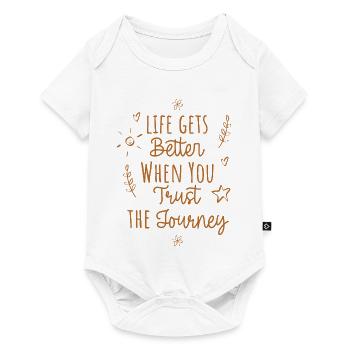 Trust Path Better Life - Baby Premium short-sleeve bodysuit - white - Front