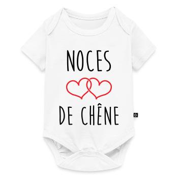 Oak Wedding 80 Years - Baby Premium short-sleeve bodysuit - white - Front