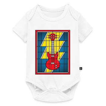 Guitare électrique en vitrail - Body à manches courtes Premium Bébé - blanc - Devant