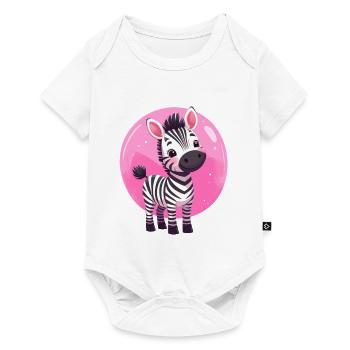 Zebra - Baby Premium short-sleeve bodysuit - white - Front