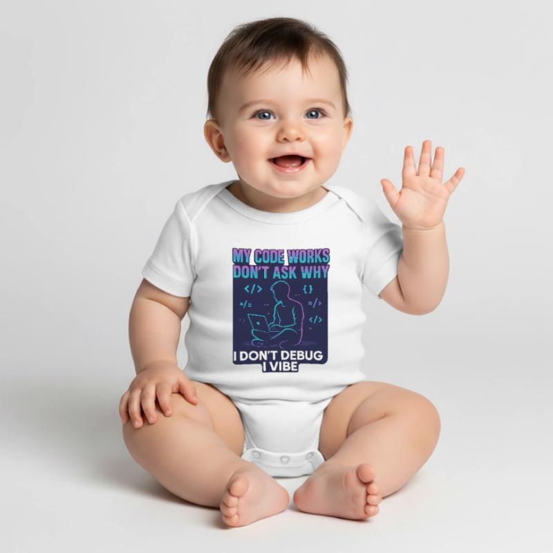 My Code Works Don't Ask Why – Funny Programming Baby Premium short-sleeve bodysuit