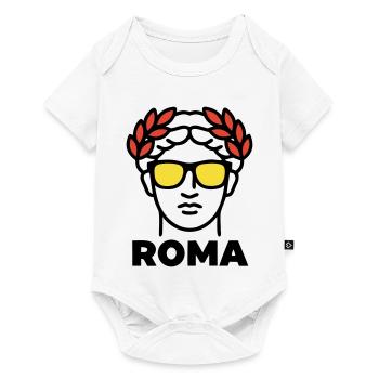 Rome Statue Sunglasses Italy Holidays - Baby Premium short-sleeve bodysuit - white - Front