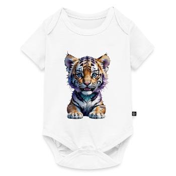 Cute tiger baby - Baby Premium short-sleeve bodysuit - white - Front