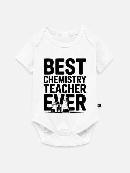 Bester Chemielehrer aller Zeiten - Baby Premium Kurzarmbody - Weiß