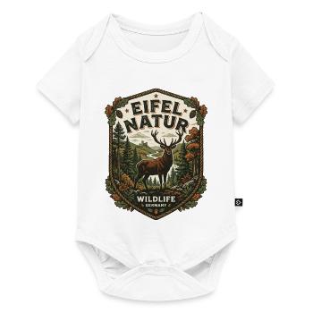 Eifel Hiking Nature Mountains Forest Landscape Eifel - Baby Premium short-sleeve bodysuit - white - Front