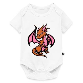 Little Dragon - Baby Premium short-sleeve bodysuit - white - Front