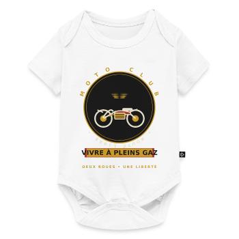 MotoClub Liberté Plein Gaz - Body à manches courtes Premium Bébé - blanc - Devant