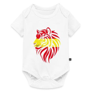 Espana - Spain - Tiger Flags - Baby Premium short-sleeve bodysuit - white - Front