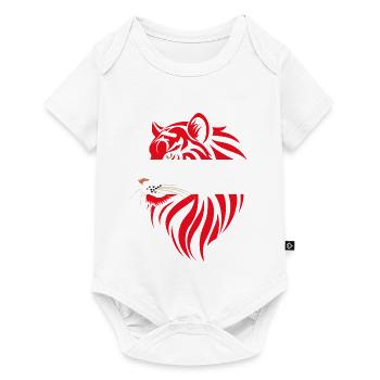 Austria - Austria - Tiger Flags - Baby Premium short-sleeve bodysuit - white - Front
