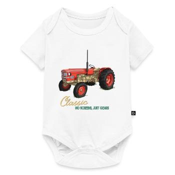 Tracteur classique : Just Gears - Body à manches courtes Premium Bébé - blanc - Devant