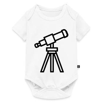 télescope - Body à manches courtes Premium Bébé - blanc - Devant
