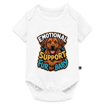 Rhodesian Dog - Baby Premium Kurzarmbody - Weiß - Vorne