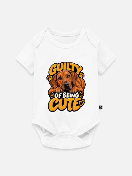 Rhodesian Dog - Baby Premium Kurzarmbody - Weiß