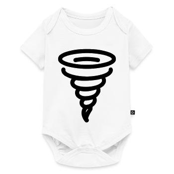 tornade - Body à manches courtes Premium Bébé - blanc - Devant