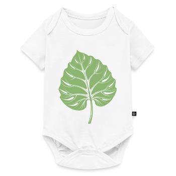 Taro Leaf - Baby Premium short-sleeve bodysuit - white - Front