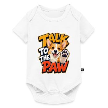 Pembrokenwelshcorgi - Baby Premium kortärmad bodysuit - vit - Fram