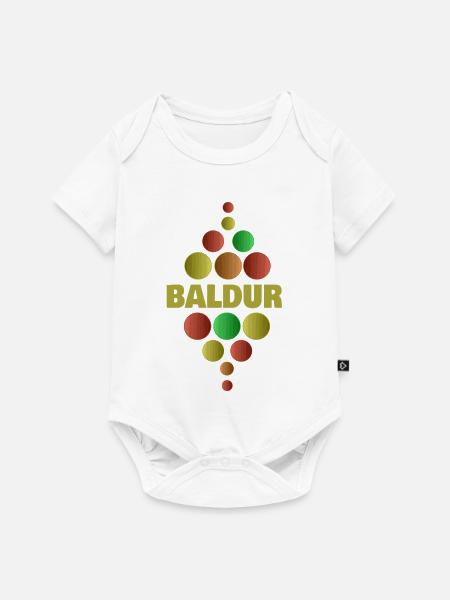 Baldur - Baby Premium Kurzarmbody - Weiß