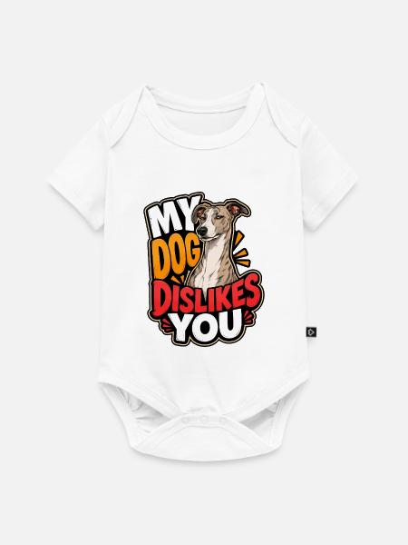 Whippet - Baby Premium Kurzarmbody - Weiß