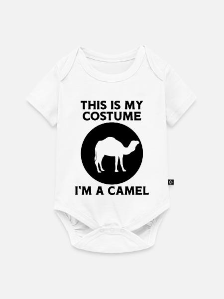 Kamel Kostüm Humor - Baby Premium Kurzarmbody - Weiß