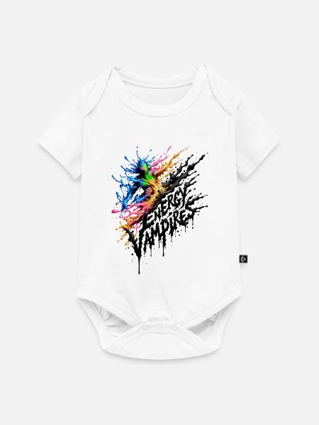 Guard My Peace - Engergy Vampires - Baby Premium Kurzarmbody - Weiß