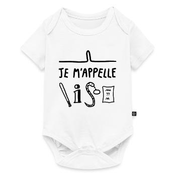 BAPTISTE - Body à manches courtes Premium Bébé - blanc - Devant