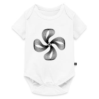 Symbol of the Basque Country - Lauburu - Baby Premium short-sleeve bodysuit - white - Front