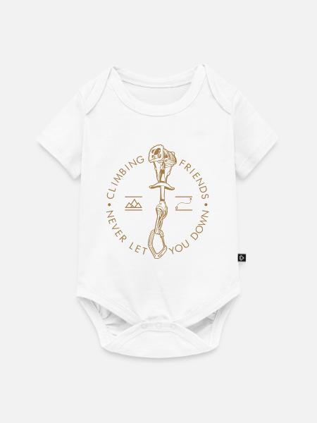 Kletterfreunde - Baby Premium Kurzarmbody - Weiß