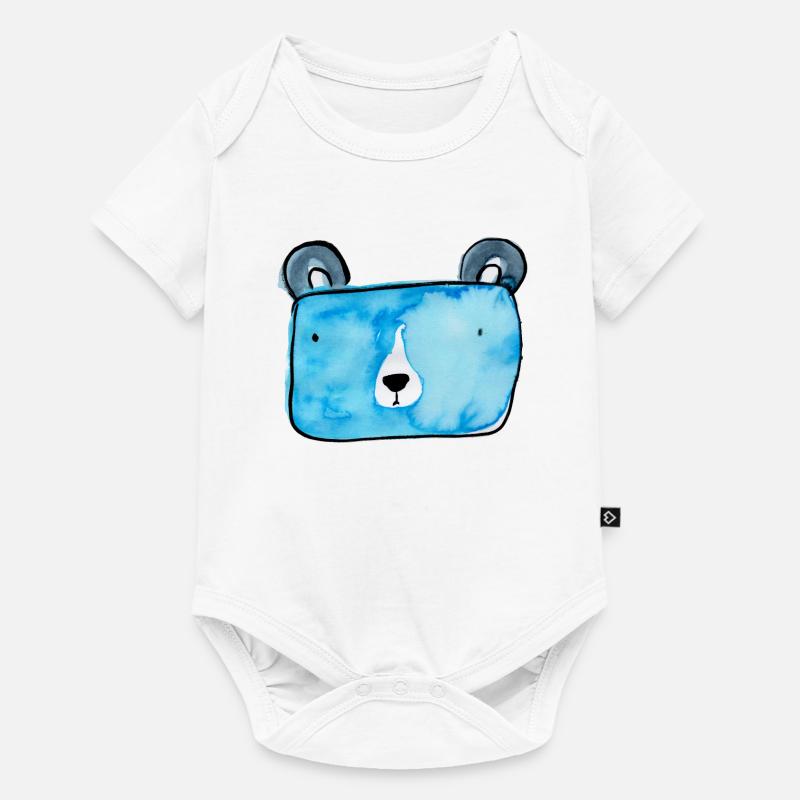 Bärli - Baby Premium short-sleeve bodysuit - white