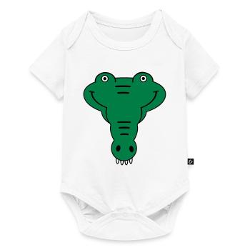 alligator - Body à manches courtes Premium Bébé - blanc - Devant