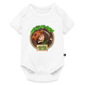 Robin Hood Schlitzohr Von Sherwood Portrait - Baby Premium Kurzarmbody - Weiß - Vorne