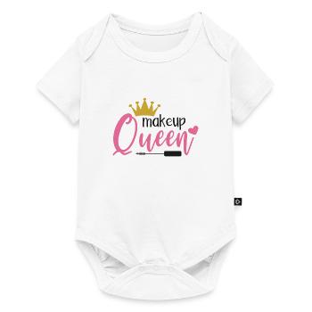 makeup queen - Baby Premium short-sleeve bodysuit - white - Front