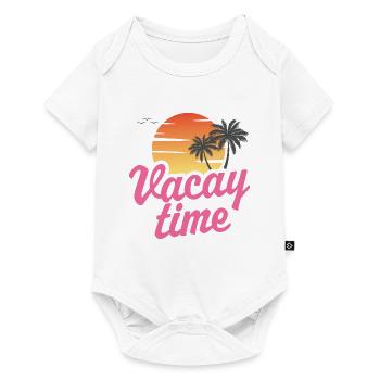 Vacay Time Beach - Baby Premium short-sleeve bodysuit - white - Front