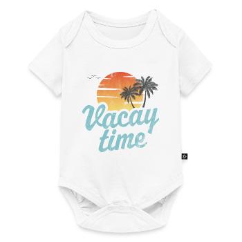 Vacay Time Beach - Baby Premium short-sleeve bodysuit - white - Front