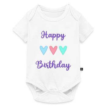 ALLES GUTE ZUM GEBURTSTAG!. ALLES GUTE ZUM GEBURTSTAG!. JAHRESTAG. - Baby Premium Kurzarmbody - Weiß - Vorne