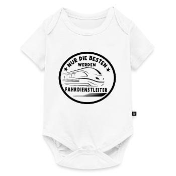 Fahrdienstleiter und Eisenbahner Sprüche - Baby Premium Kurzarmbody - Weiß - Vorne