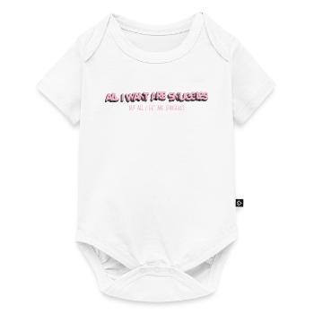 Alles, was ich will, sind Kuscheln, alles, was ich bekomme, sind Kämpfe - Baby Premium Kurzarmbody - Weiß - Vorne