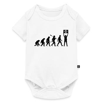 Nie wieder ist jetzt - Aufstehen Gegen Rechts - Baby Premium Kurzarmbody - Weiß - Vorne