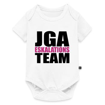 JGA Eskalation Junggesellen-Abschied Fun - Baby Premium Kurzarmbody - Weiß - Vorne