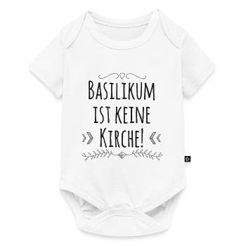 Kochen Spruch Basilikum - Baby Premium Kurzarmbody - Weiß - Vorne