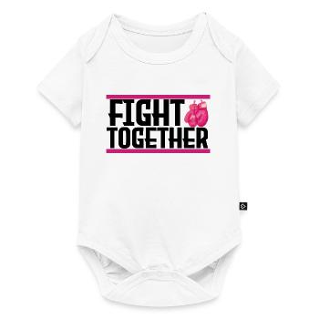 fight together. fight together, cancer. - Baby Premium short-sleeve bodysuit - white - Front