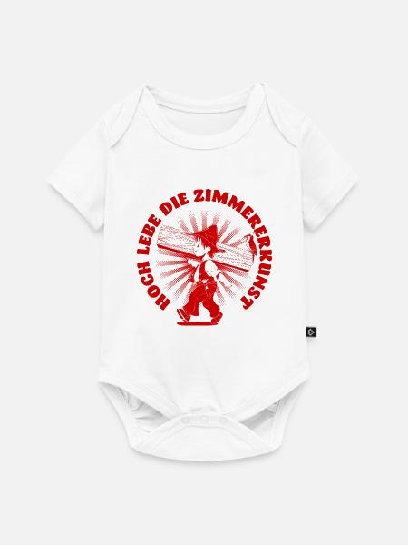 Zimmermann Cartoon - Baby Premium Kurzarmbody - Weiß
