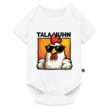 TALAHUHN Drôle Dicton Mème Carnaval de rap allemand - Body à manches courtes Premium Bébé - blanc - Devant
