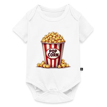 Maïs soufflé de carnaval - Enfants - Body à manches courtes Premium Bébé - blanc - Devant