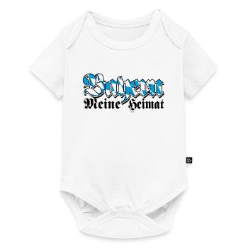Bayern meine Heimat - Servus - Gruß aus Bayern - Baby Premium Kurzarmbody - Weiß - Vorne