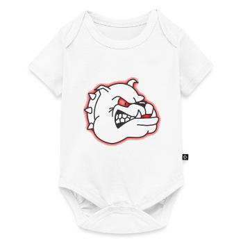 Comic Style Shirt Chien - Body à manches courtes Premium Bébé - blanc - Devant