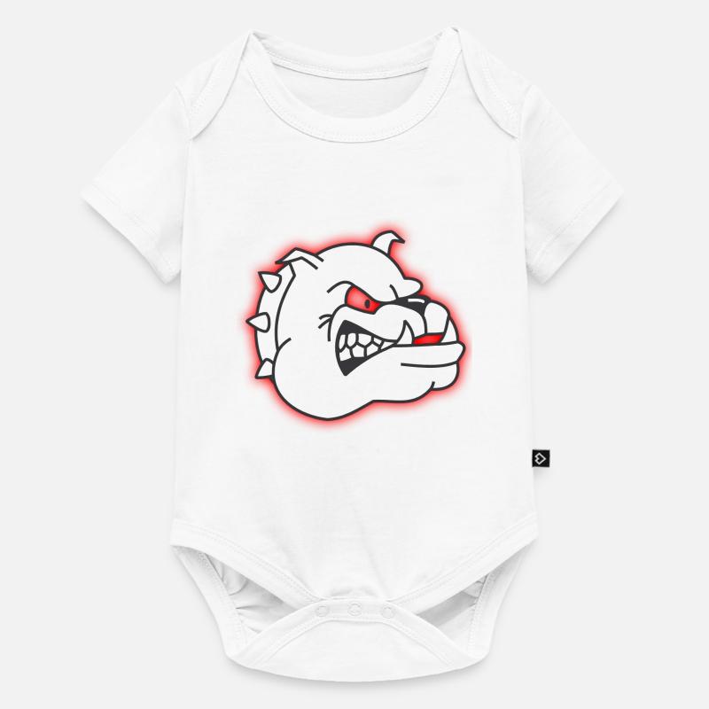 Comic Style Shirt Chien - Body à manches courtes Premium Bébé - blanc